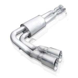 Ford F-350 Performance Exhaust - Rear - Stainless Works - Cat Back, Lightning Exit, Dual Exit, X-Pipe, S-Tube Mufflers - Polished - `17-`20 Ford F-350 Performance Exhaust - Rear - Stainless Works - Cat Back, Lightning Exit, Dual Exit, X-Pipe, S-Tube Mufflers - Polished - `17-`20